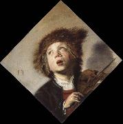 a boy with a violin